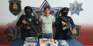 Detenido por delitos contra la salud y portación ilegal de arma