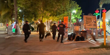 Realizan operativo de seguridad para turistas y locales en Holbox