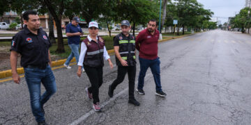Mara Lezama verifica acciones para evitar encharcamientos en Cancún