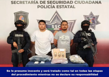 Detención de dos hombres con droga y granadas