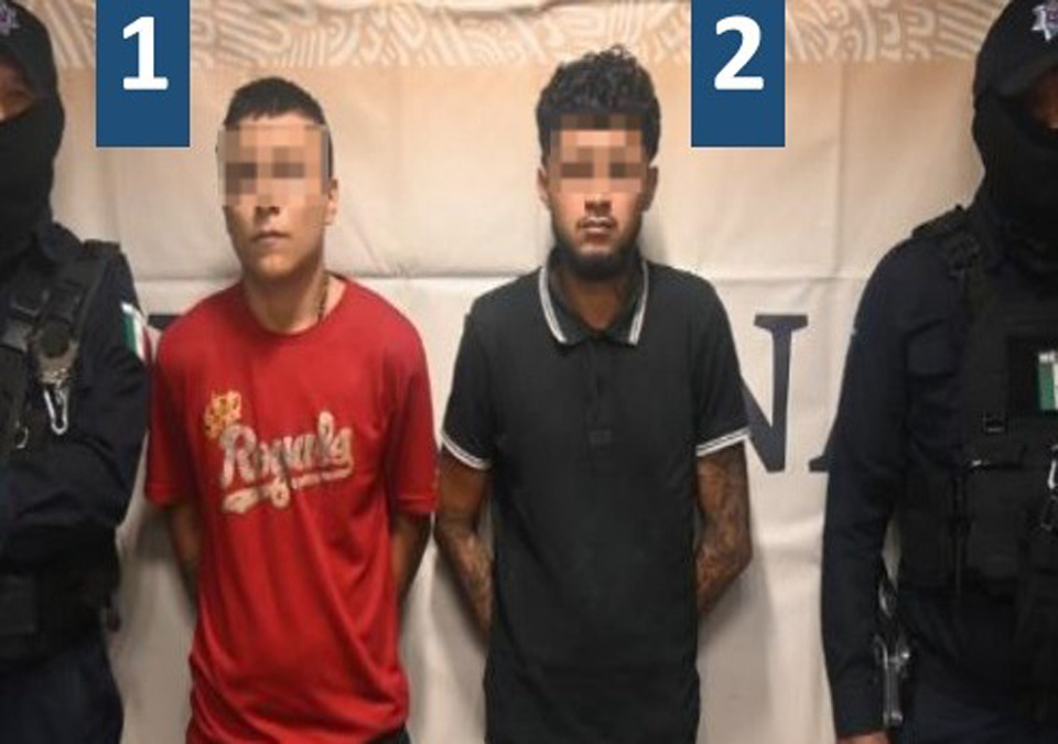 Dos detenidos con 3 kilos de presunta marihuana