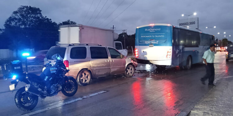 Reportan esta mañana al menos tres accidentes de tránsito en la Colosio