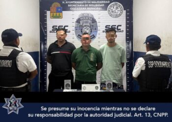 Detenidos en Playa tres supuestos narcomenudistas