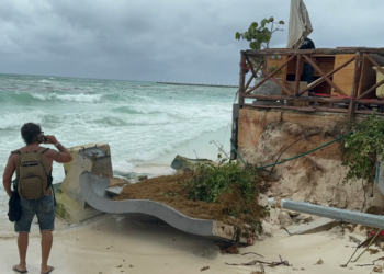 En alianza con la IP, Estefanía Mercado busca solución para la erosión de playas