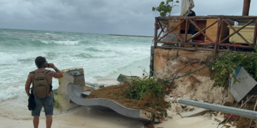 En alianza con la IP, Estefanía Mercado busca solución para la erosión de playas