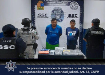 Detienen en Playa a dos presuntos narcomenudistas