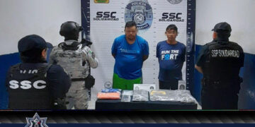 Detienen en Playa a dos presuntos narcomenudistas