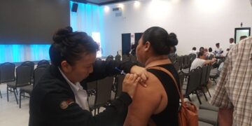 Brigada de salud en la CROC, en Cancún