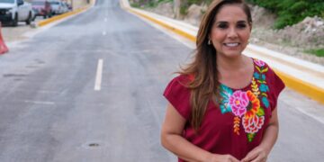 Inaugura Mara Lezama camino de acceso a unidad deportiva