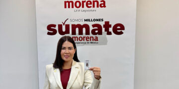 Se reafilia Anahí González a Morena para luchar por el pueblo