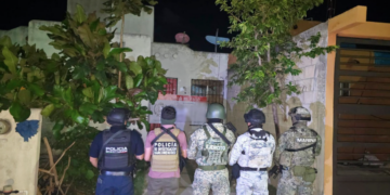 Grupo Interinstitucional detiene a cuatro personas y asegura drogas en tres cateos realizados en Benito Juárez