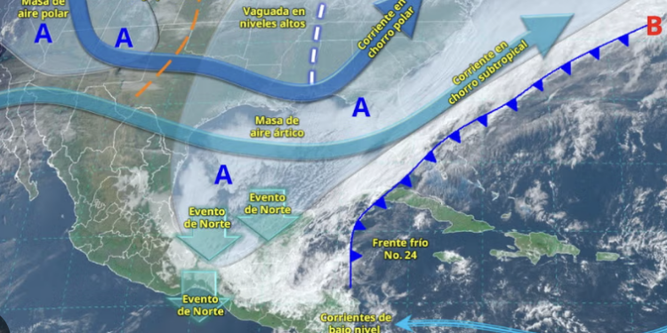 Una masa de aire polar se aproxima al país y anuncian lluvias fuertes en todas estas regiones: qué estados se verán afectados
