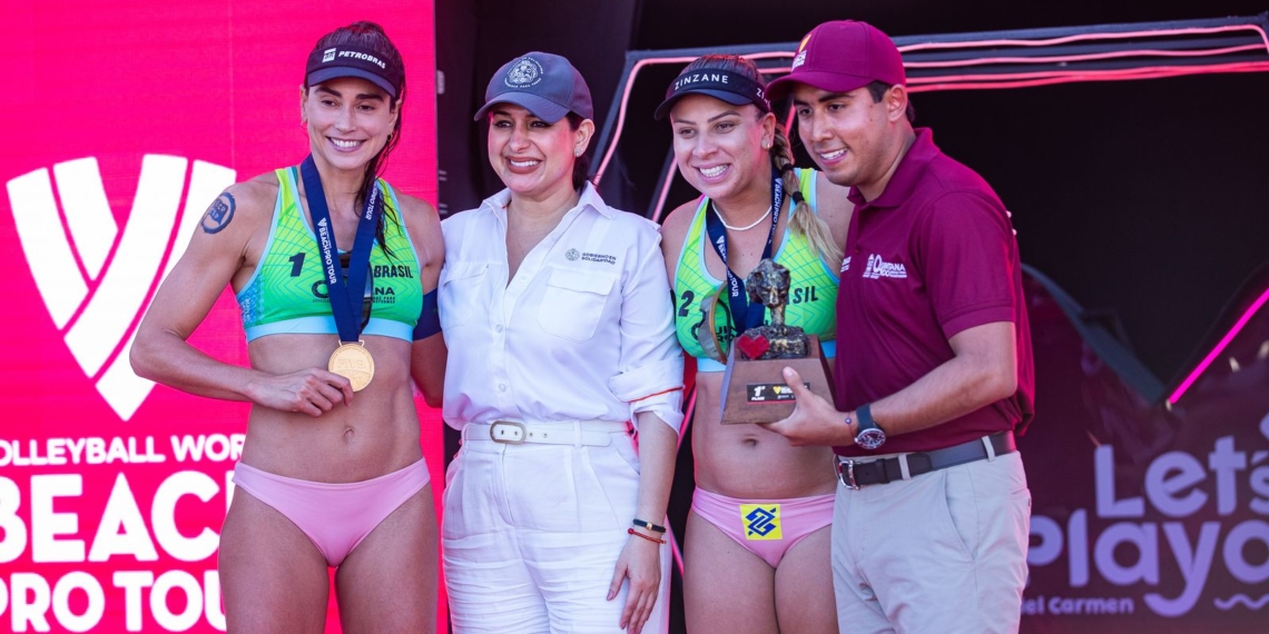 El Tour Mundial de Voleibol brilló en Playa del Carmen