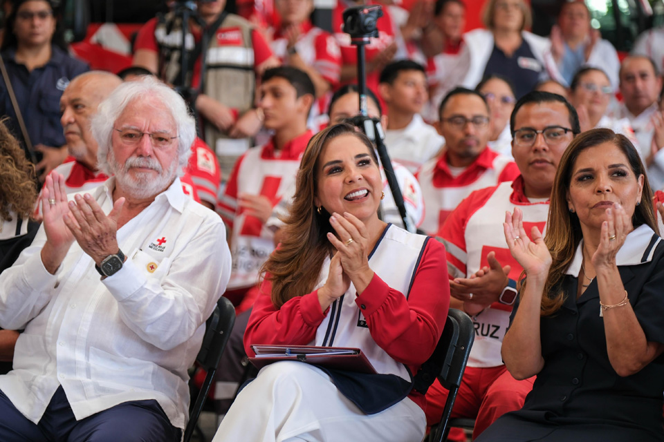 Pone en marcha la Gobernadora la colecta anual de la Cruz Roja