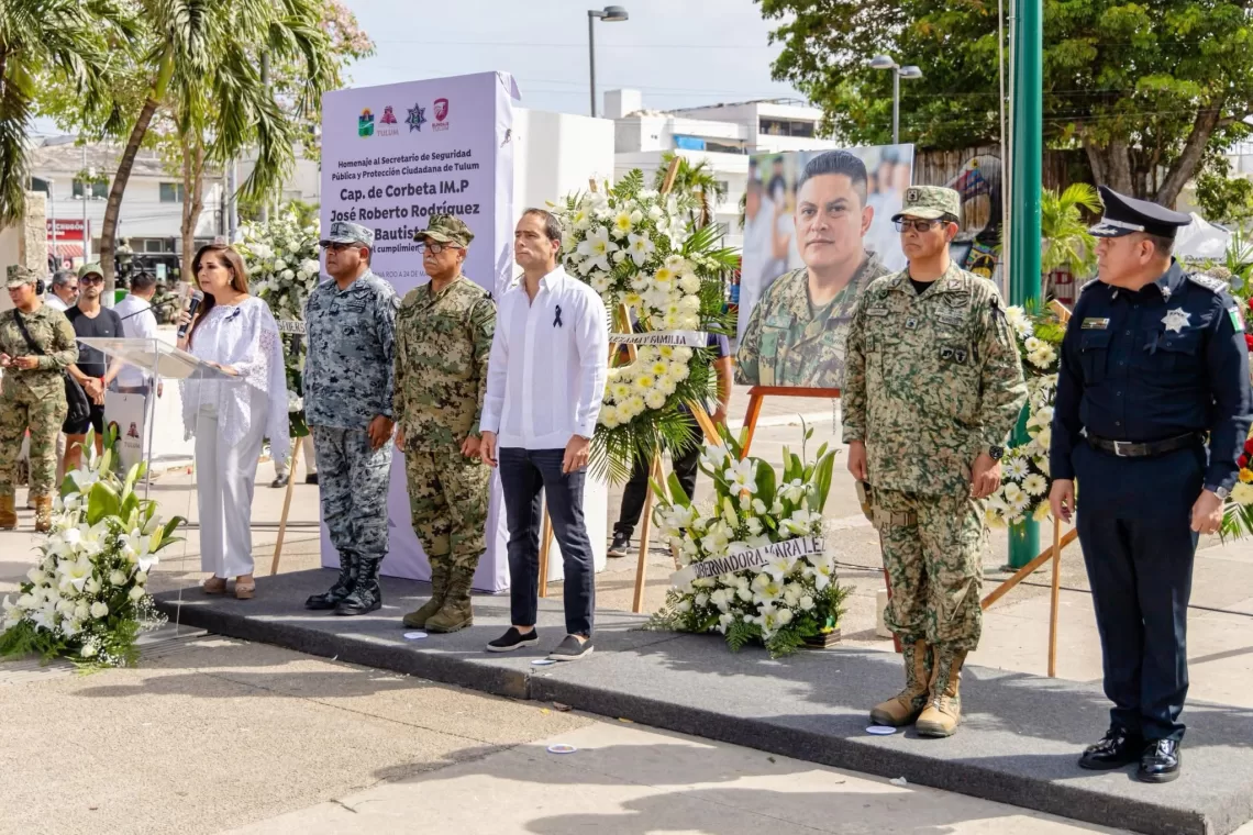 Condena EE. UU. el asesinato del jefe de policía de Tulum y respalda a la Gobernadora Mara Lezama