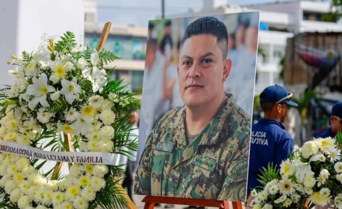 Homenaje póstumo a José Roberto Rodríguez Bautista, secretario de Seguridad y Protección Ciudadana de Tulum