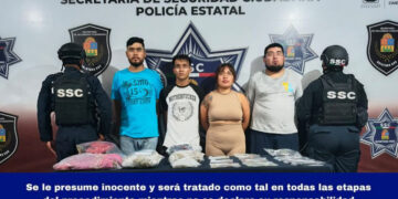 Una mujer y tres hombres detenidos con más de 200 dosis de drogas