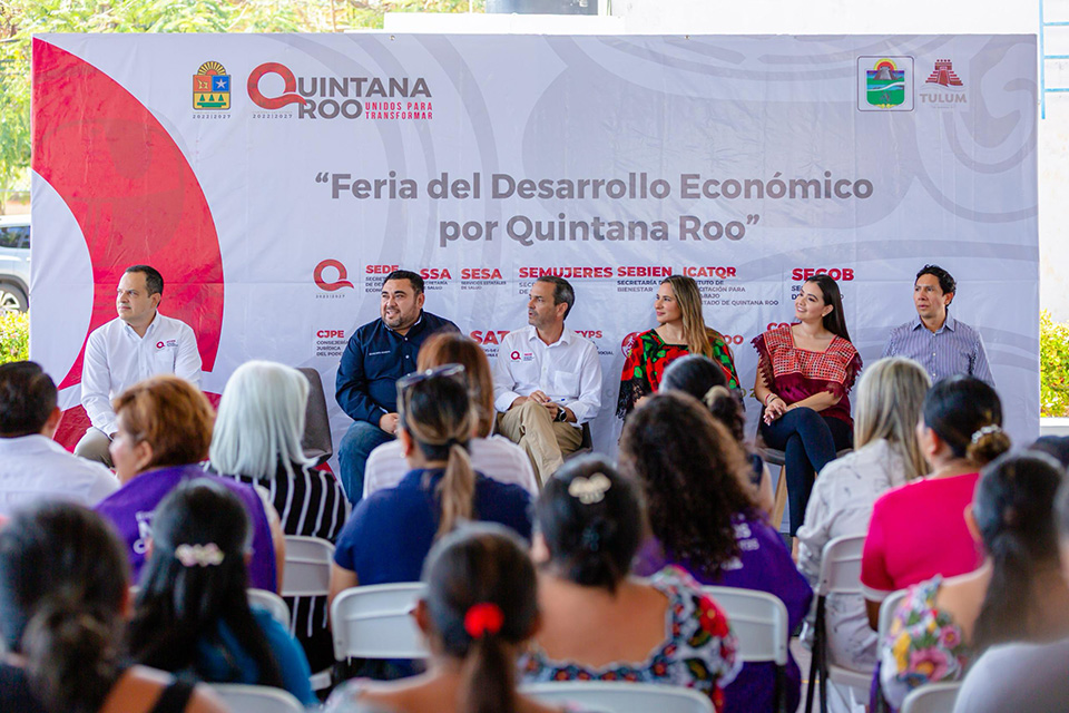 Tulum, primer municipio en recibir la Feria del Desarrollo Económico