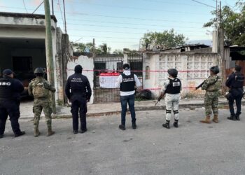 Grupo Interinstitucional asegura drogas en un cateo en Chetumal