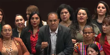 Bloque feminista termina arropando a Cuautemoc Blanco en la Cámara de Diputados