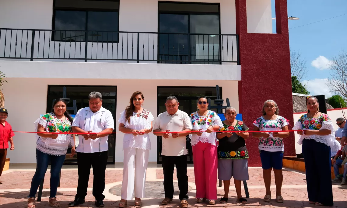 Inaugura Mara Lezama Centro Integrador de Desarrollo de Dziuché
