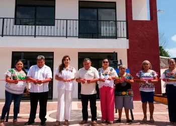Inaugura Mara Lezama Centro Integrador de Desarrollo de Dziuché