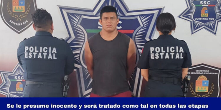 Detienen por desobediencia a agresivo motociclista en Cancún