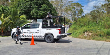 Impresionante operativo de seguridad en Felipe Carrillo Puerto genera expectación