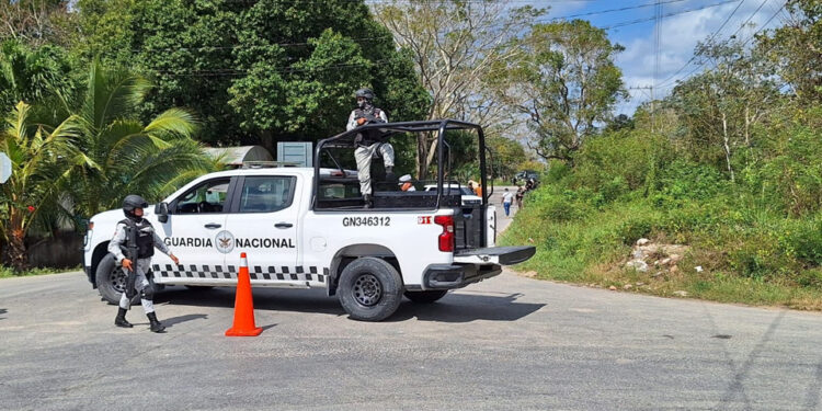 Impresionante operativo de seguridad en Felipe Carrillo Puerto genera expectación