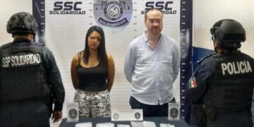 Español y mexicana, detenidos con droga en Playa del Carmen