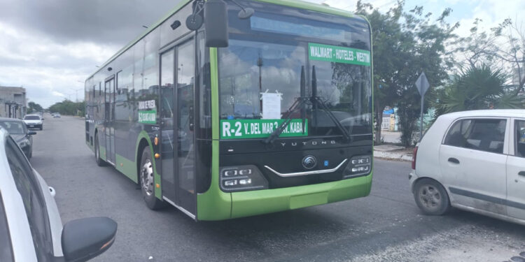 Q.Roo avanza en la modernización del transporte público con nuevas pruebas de autobuses