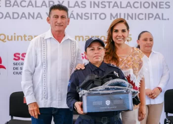 Pone en servicio Mara Lezama el C2 y 7 Puntos de Monitoreo en Bacalar