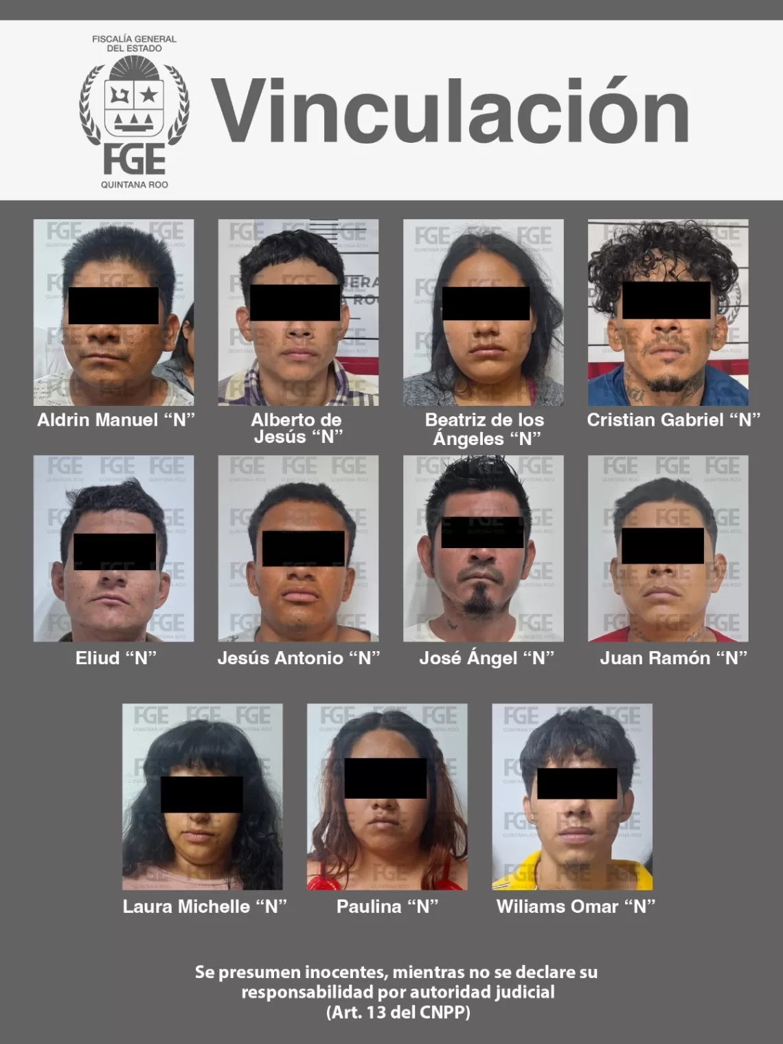 Vinculan a proceso a 11 personas por brutal homicidio en Cancún