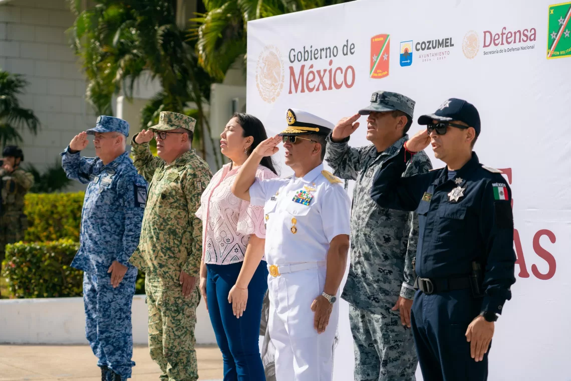 Instalan módulo de canje de armas en el Palacio Municipal de Cozumel