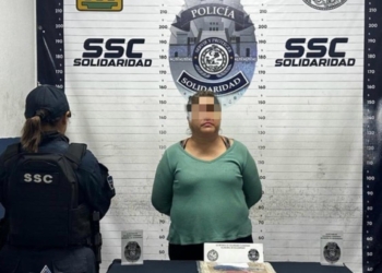 Mujer agrede a su pareja con un cuchillo