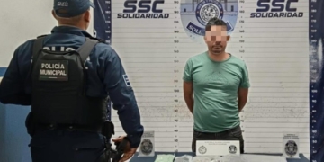 Cae presunto narcomenudista sorprendido con 33 dosis de droga en Playa del Carmen