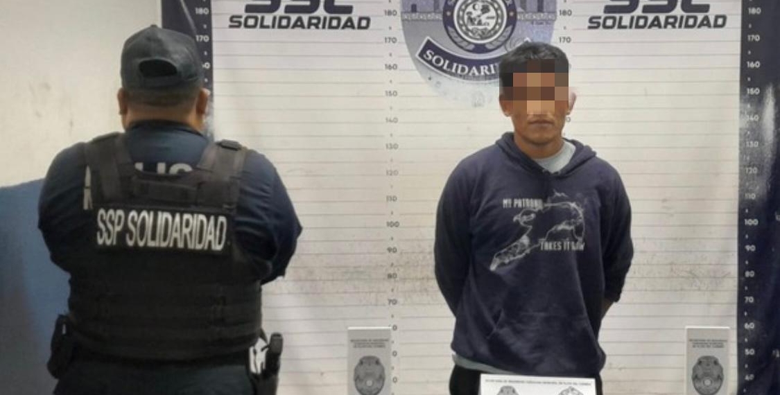 Sujeto detenido por abuso sexual en Playa del Carmen