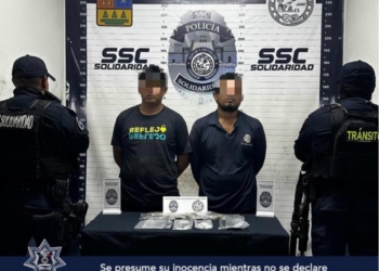 Detenidos en Playa del Carmen dos presuntos narcomenudistas
