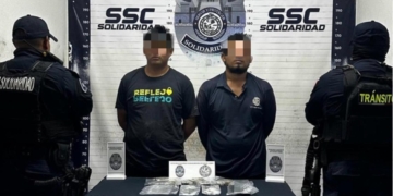 Detenidos en Playa del Carmen dos presuntos narcomenudistas