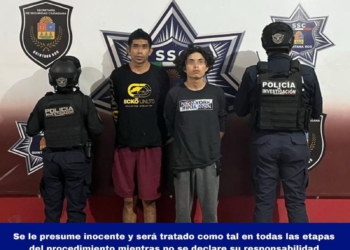 Detenidos motociclistas que conducían sin precaución