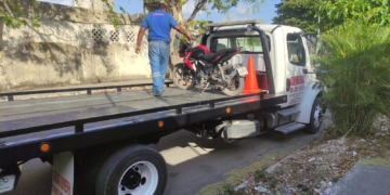 Recuperan motocicleta con reporte de robo