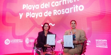 El Caribe y el Pacífico se unen, Playa del Carmen y Playas de Rosarito firman Intención de Hermanamiento en el Tianguis Turístico de México 2025