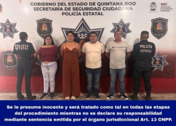 Aprehenden a cuarteto por robo a transeúnte en Cancún y Chetumal