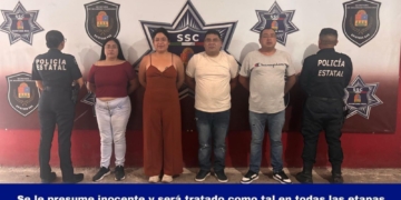 Aprehenden a cuarteto por robo a transeúnte en Cancún y Chetumal