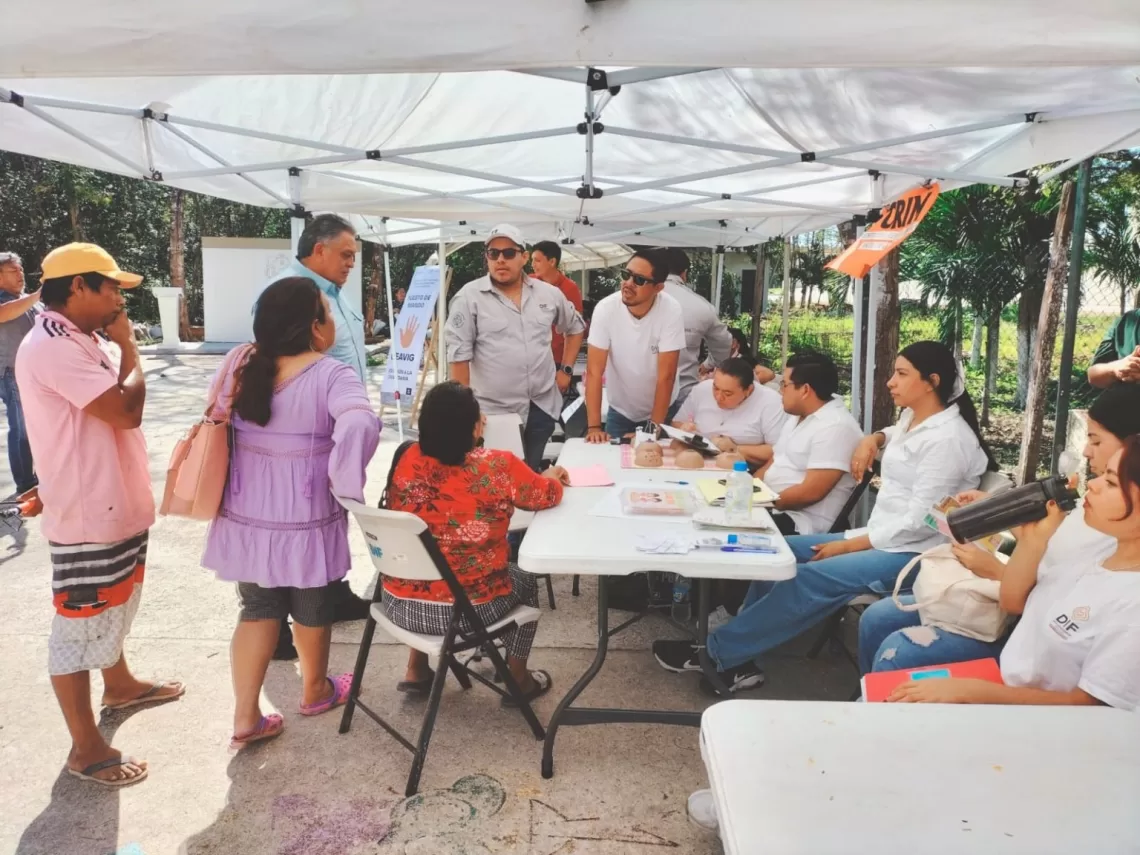 Gobierno de Solidaridad lleva Módulo Itinerante de Servicios del Bienestar Comunitario a Vida y Esperanza