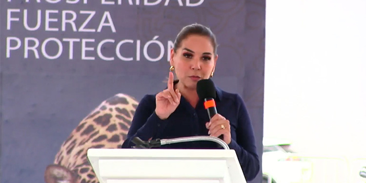 “No se blufea, se transforma con hechos”, sostiene Mara Lezama durante histórica entrega de equipo policial en Playa del Carmen