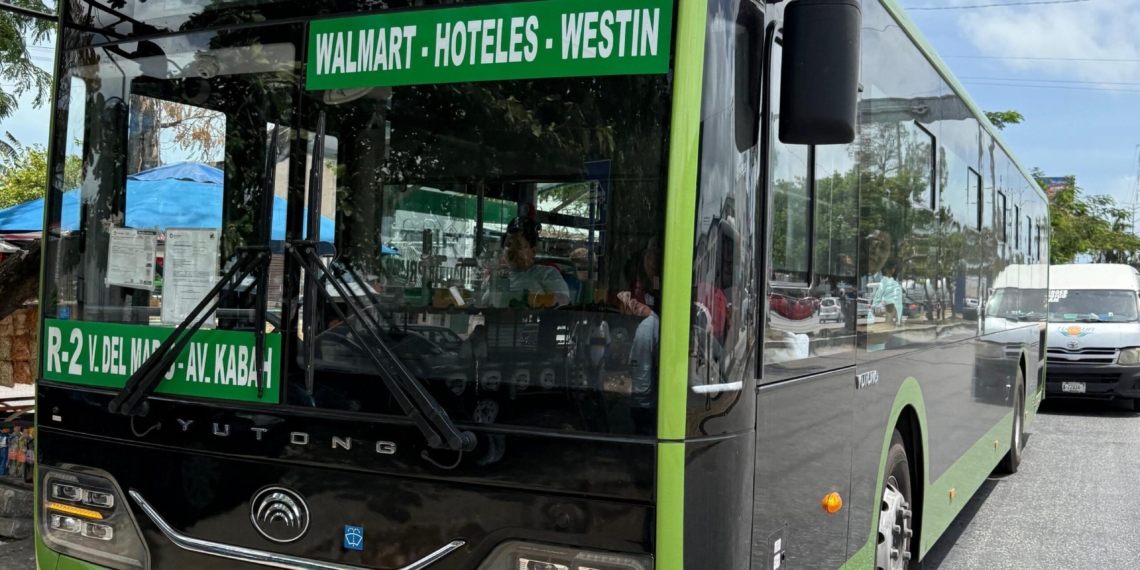 Cancún se prepara para un nuevo sistema de transporte público