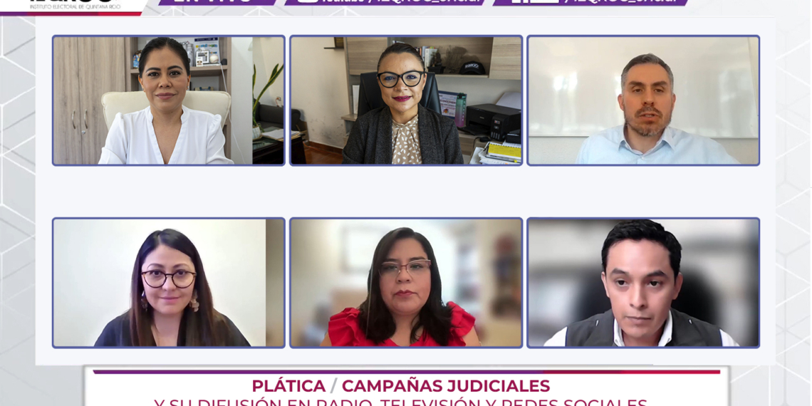 Realizan plática: “Campañas judiciales y su difusión en radio, televisión y redes sociales”