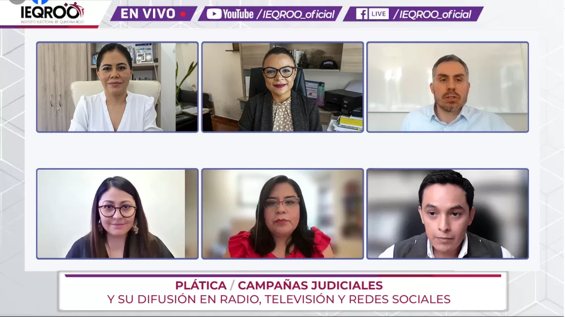 Realizan plática: “Campañas judiciales y su difusión en radio, televisión y redes sociales”