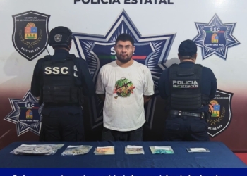 Individuo es sorprendido cuando manipulaba drogas